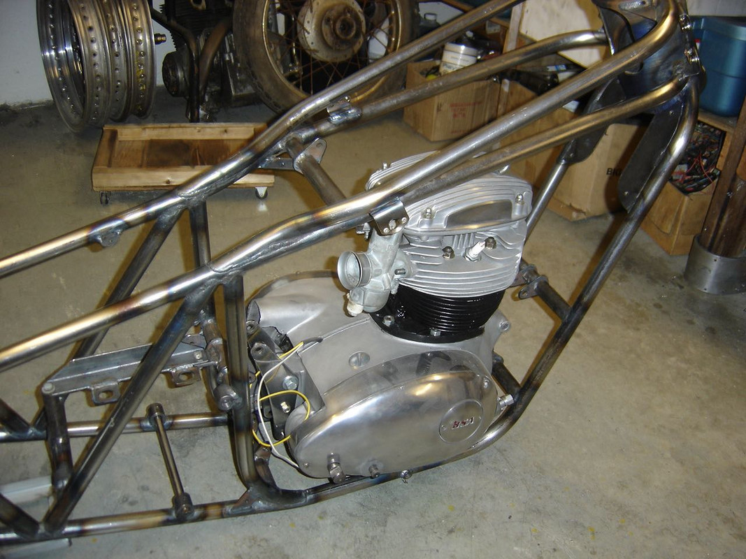 A65 motor in land speed frame