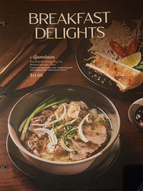 Runam Menu RuNam Vietnamese Restaurant - Cambodia Expats Online