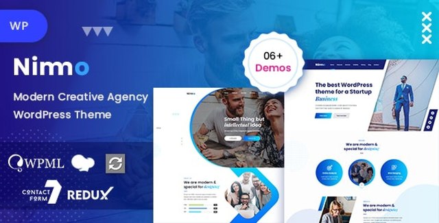 Nimmo – One page WordPress Theme