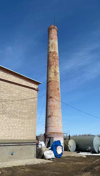 Дымовая труба до покраски