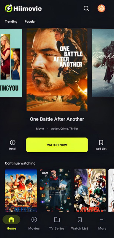 HiiMovie App Preview 1