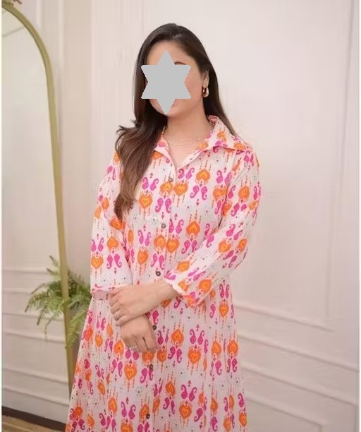 Cotton Co-Ords Set For Women Color 1 (KS164)