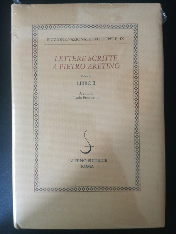 Storia della letteratura italiana. Volume I e II