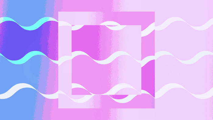 Countdown – Dreamwave Lines – Square Frame