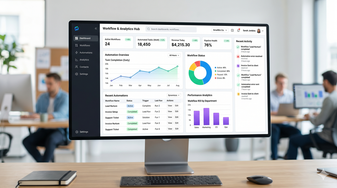How Custom Web Applications Help Small Businesses Automate Workflows (2026 Guide) | AbuQitmirLabs