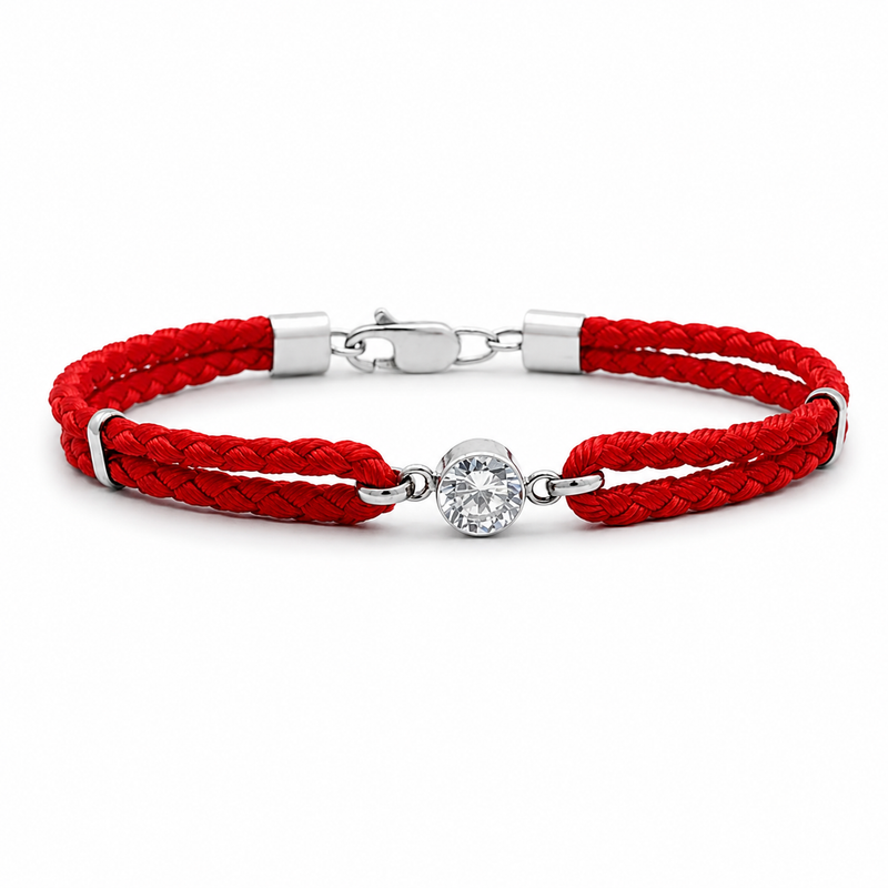 Серебряный браслет с фианитом SVP