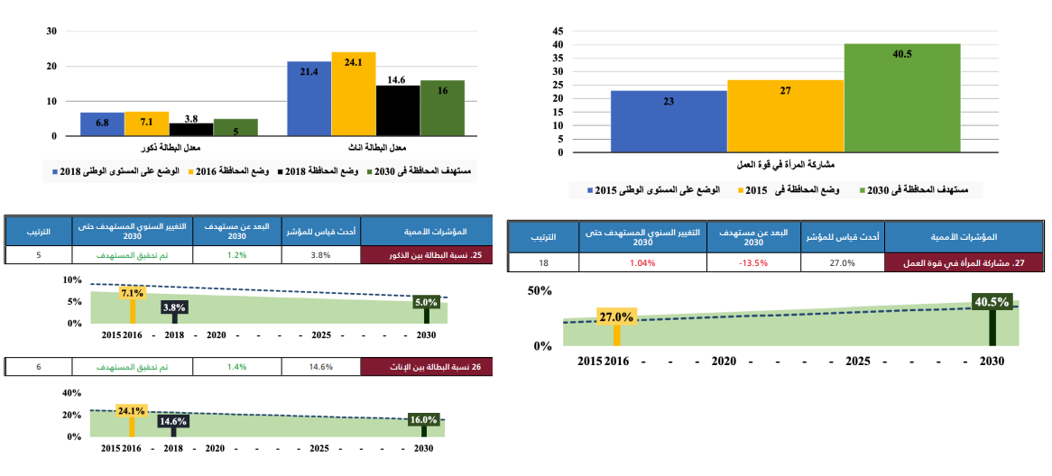 مؤشر العمل اللائق في المنيا