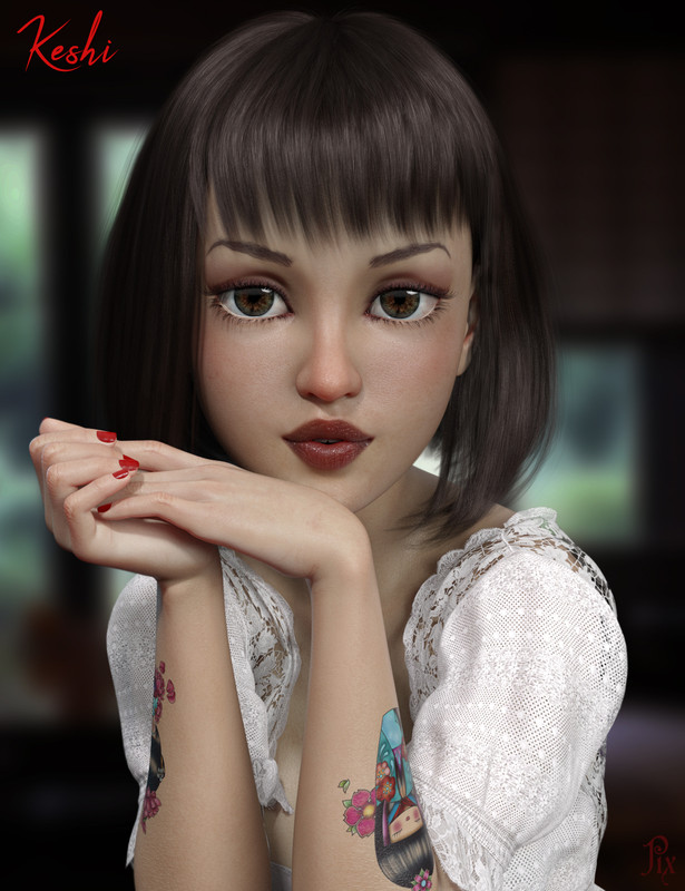 Pix Keshi For The Girl 8 2024 - Free Daz 3D Models