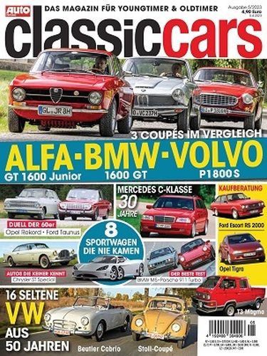 Cover: Auto Zeitung Classic Cars Magazin No 05 Mai 2023