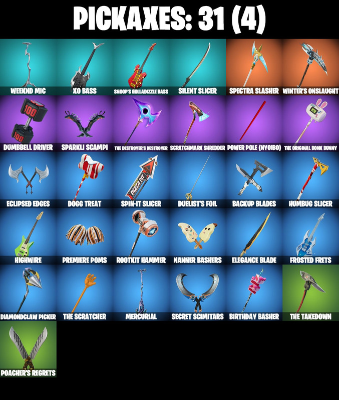 pickaxes comp