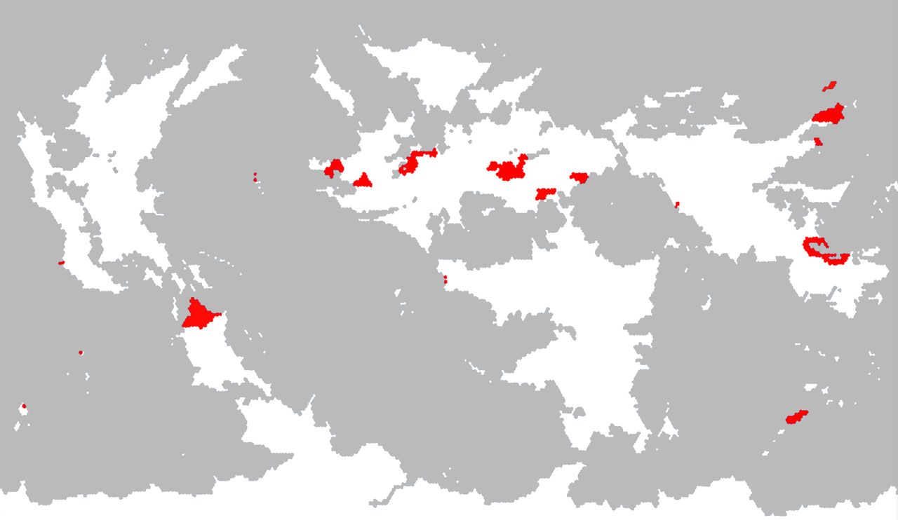 Carte des États dont un parti est membre de l'Union Internationale du Communisme et du Socialisme