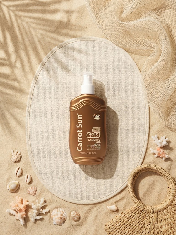 Carrot Sun Tanning Oil Spray - Gold 200ML