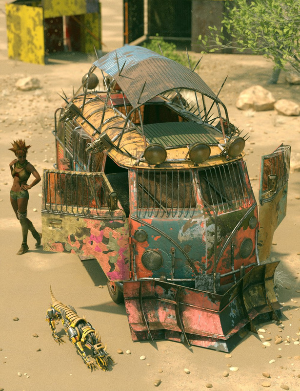Retro Camper Van Apocalypse Add-On Retro Camper Van Apocalypse Add-On