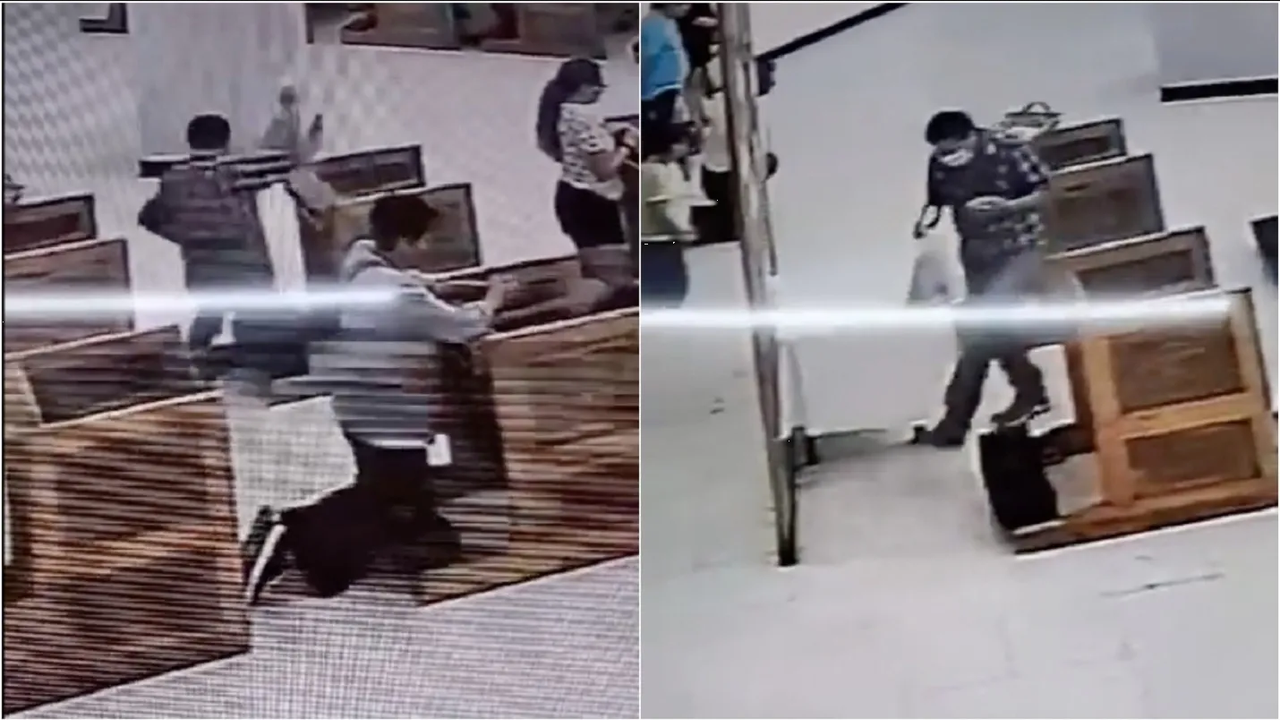 Ladrón aprovecha la misa para robar a feligreses en Durango: video