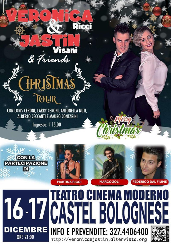 Christmas Tour 2025 – Il 16 e 17 Dicembre torna il Concerto Natalizio di Veronica & Jastin