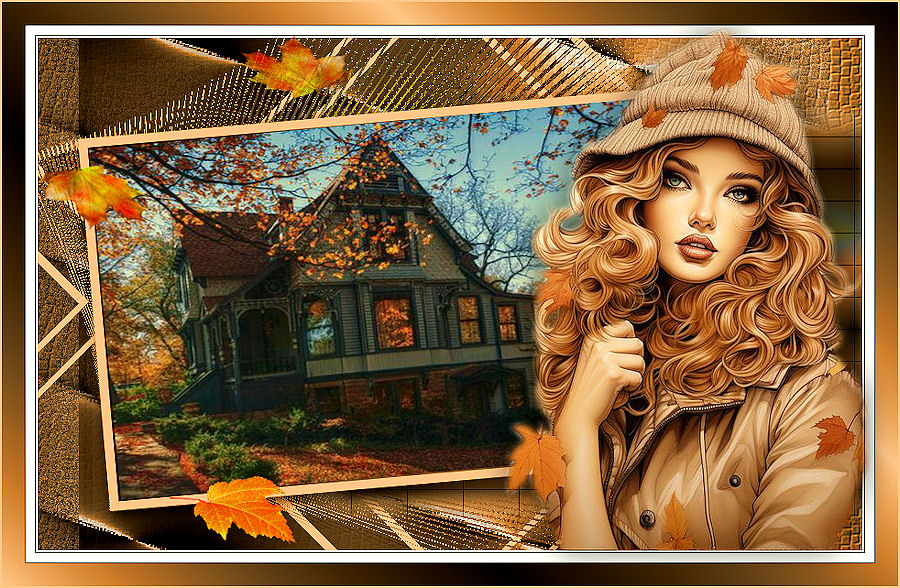 И падал осенний лист