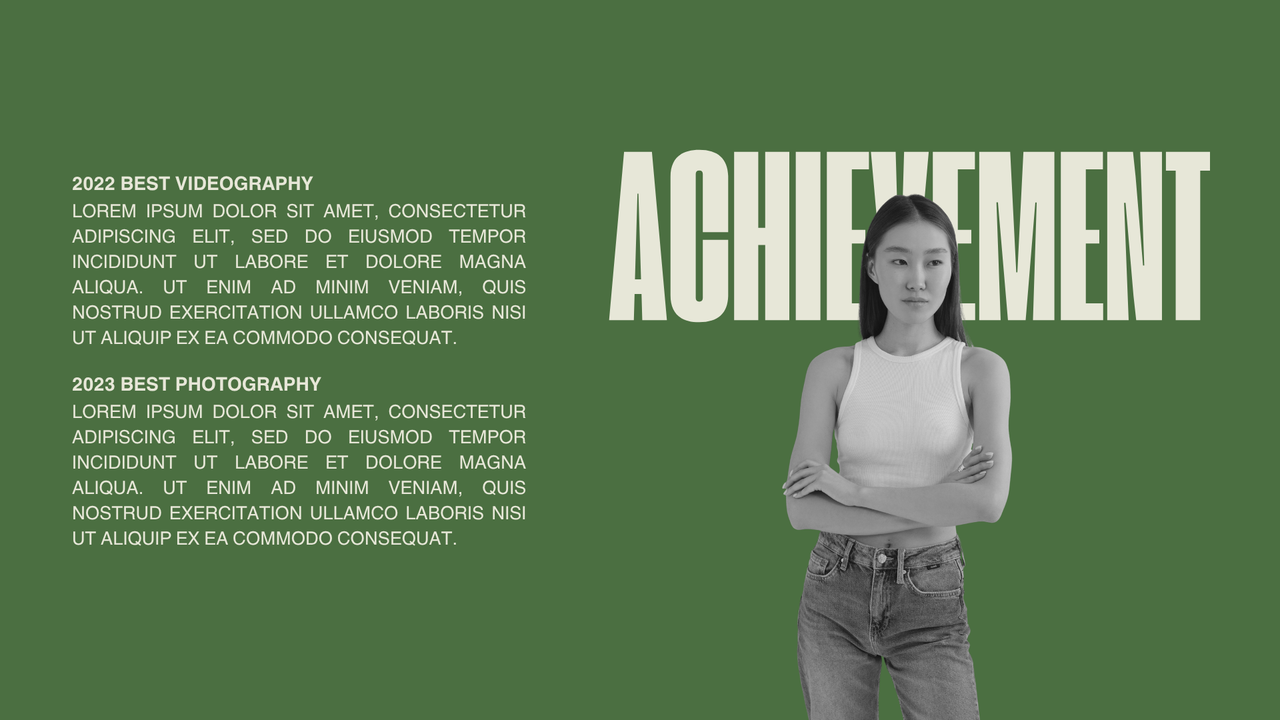 Black Beige Bold Portfolio Presentation