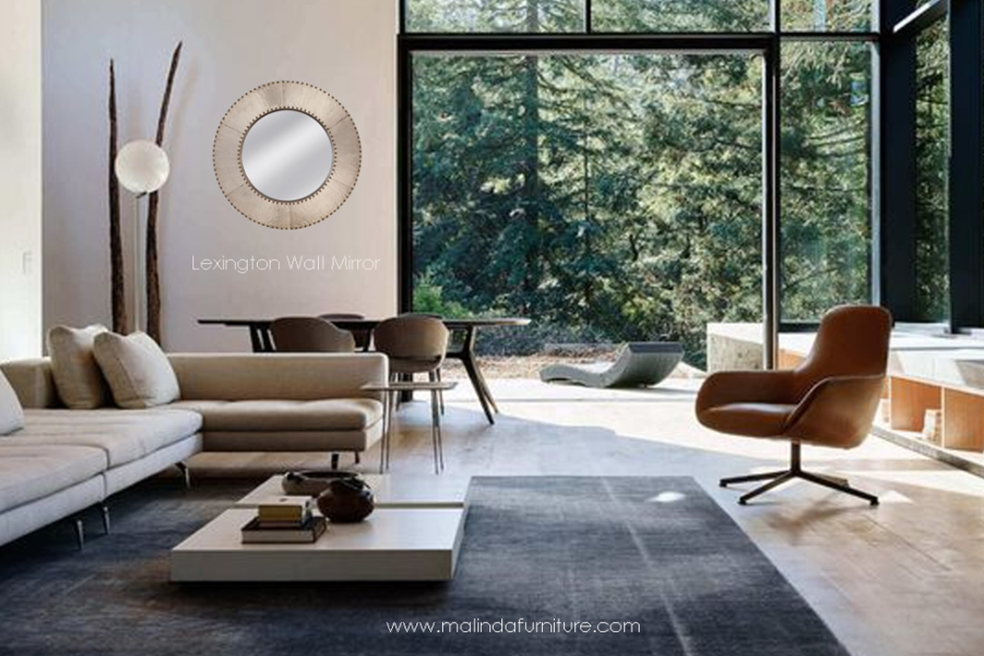 The modern style of the Lexington Wall Mirror
