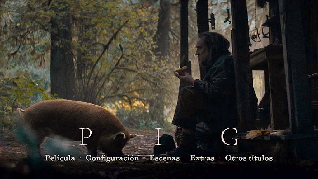 PIG MENU - Pig [2021] [Thriller, drama] [DVD9] [PAL] [Leng. ESP/ENG] [Subt. ESP/CAT/EUS]