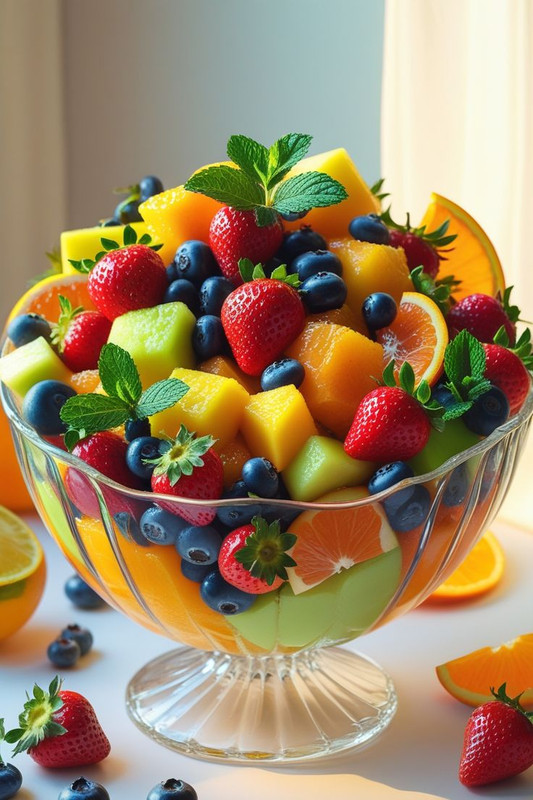 Healthy Summer Fruit Salad