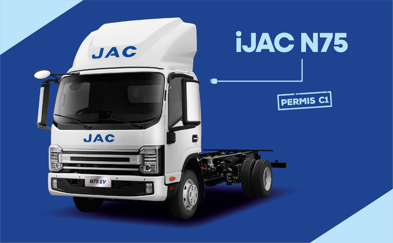 Présentation du camion iJAC N75 7,5 tonnes