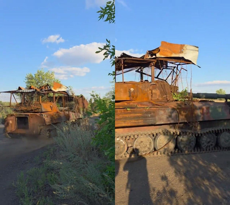 1038 2S1 'Gvozdika' destr 27 08 25