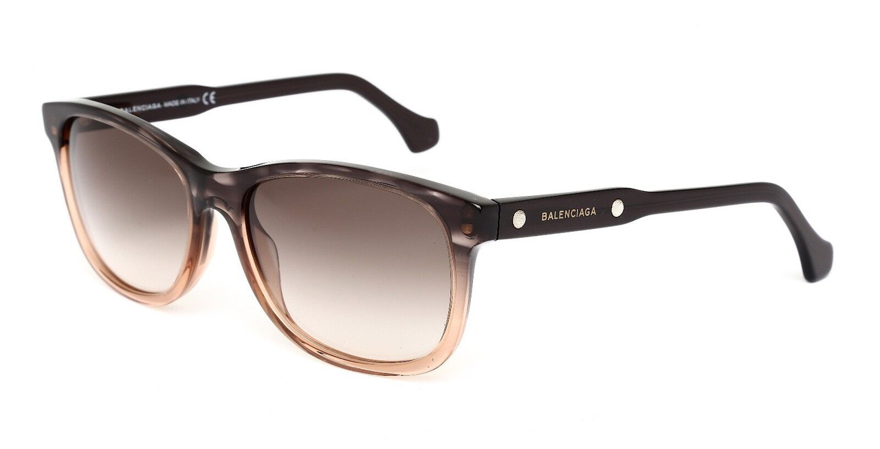 Balenciaga BA19 20B Gray Cat Eye Smoke Gradient 57-16-140mm 