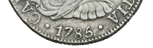 Consulta 8 reales Carlos iii México resellados 1785