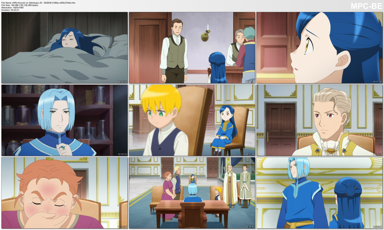 [HR] Honzuki no Gekokujou 20 - S02E06 [1080p x265] (Petit).mkv_thumbs