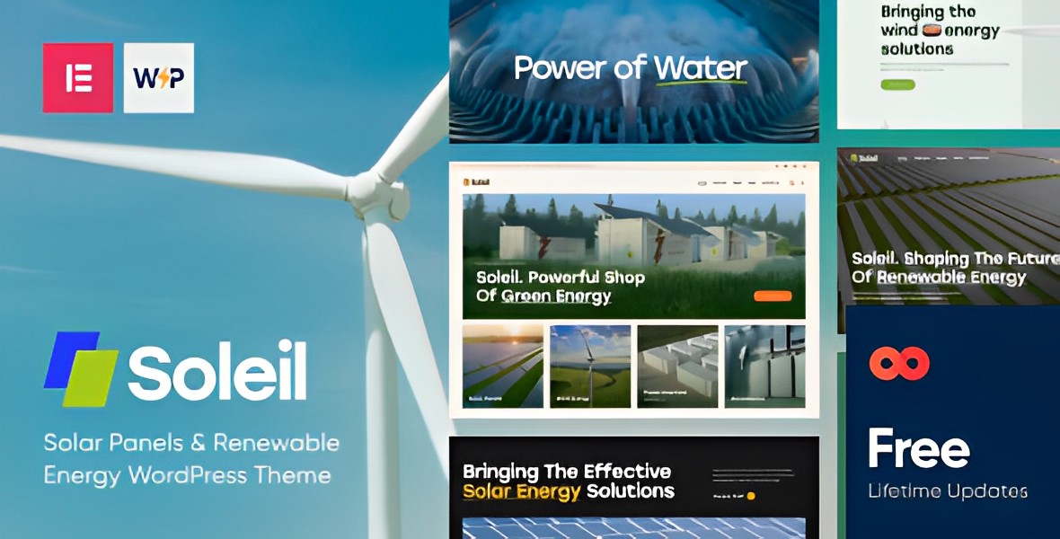 Soleil – Solar Panels & Renewable Energy WordPress Theme