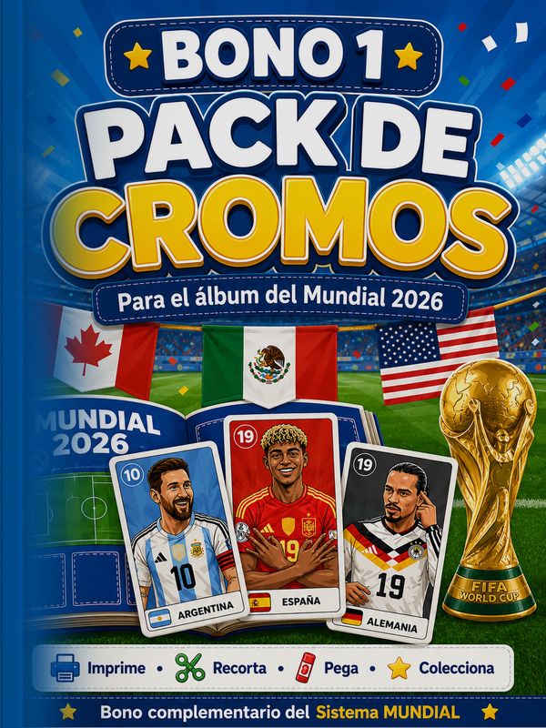 Pack de Stickers Mundialistas