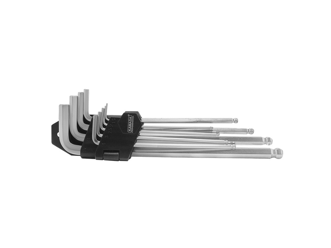JUG. LLAVE PUNTA BOLAS 9PCS L. KAMASA