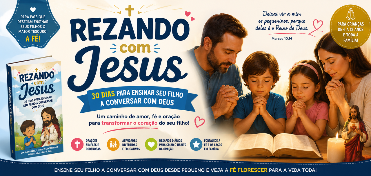 Jesus e criança rezando
