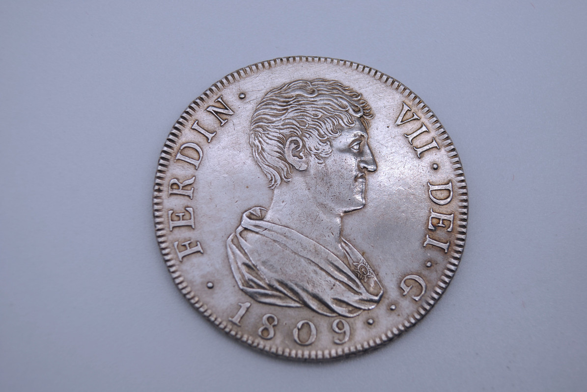 8 Reales 1809. Fernando VII. Reus. SF 8-R-1809-REUS-F