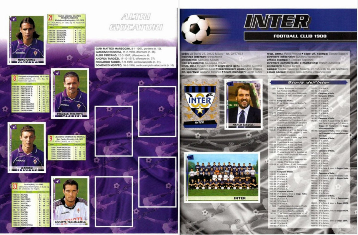 Album Calciatori panini 2000-2001-12