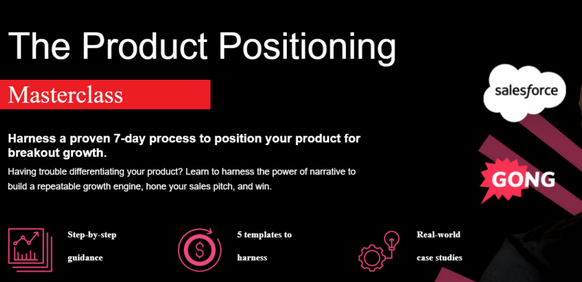 Brendan Dell – Product Postioning Masterclass