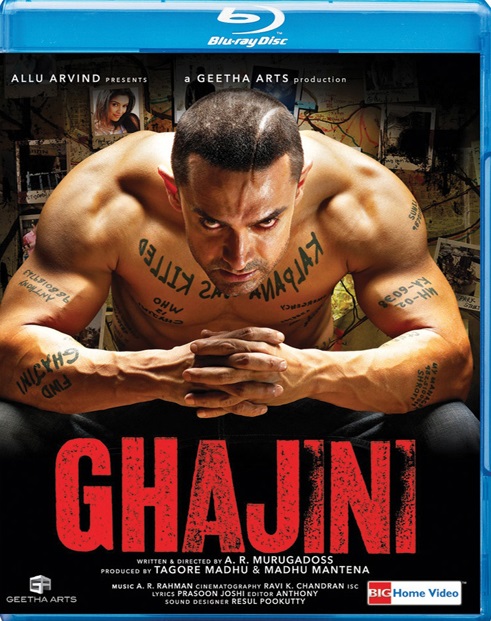 Ghajini (2008) Hindi 720p HEVC BluRay x264 AAC ESubs Full Bollywood Movie [950MB]