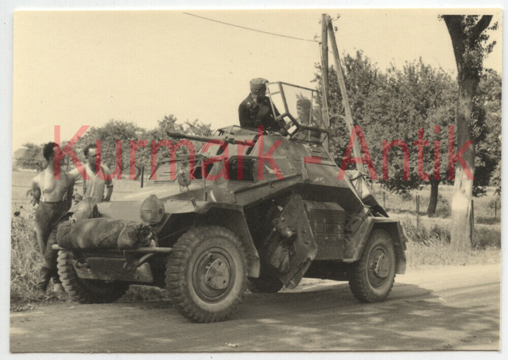 Foto Wehrmacht Panzer Spähwagen