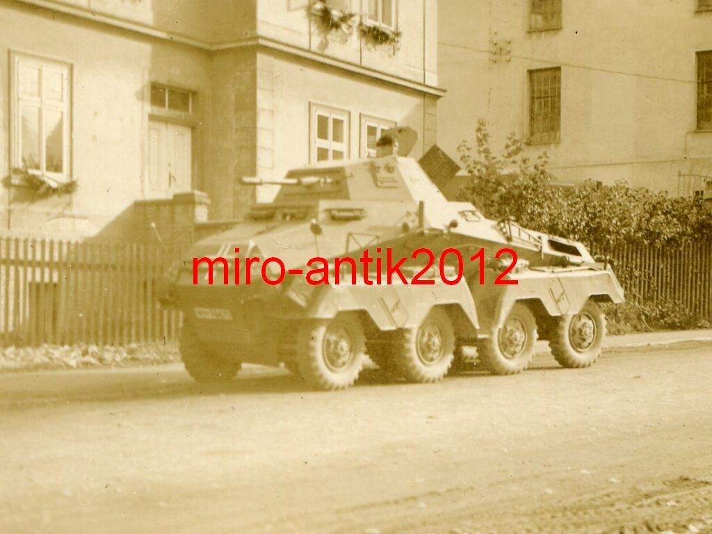 Foto, Wehrmacht, Sdkfz, schwerer Panzerspähwagen