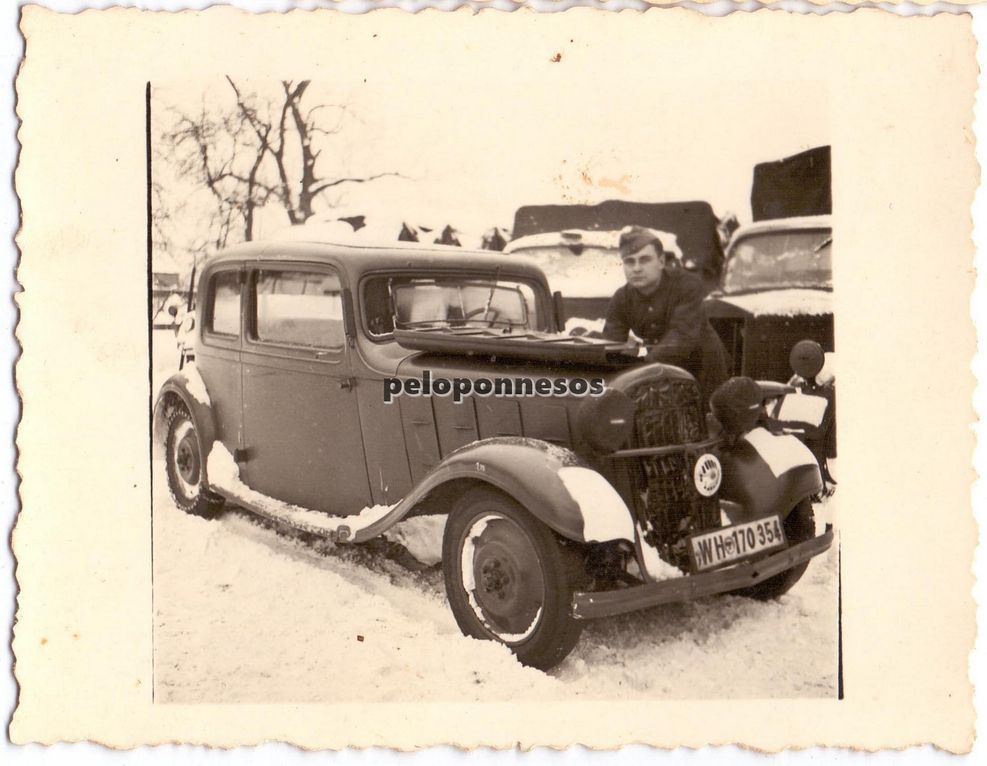 Orig. Foto Kübelwagen Pkw Auto Fahrzeug Wagenpar