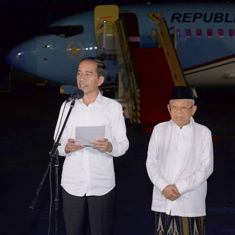 Jokowi dan Ma'ruf Amin