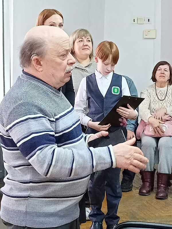 В.А.  Редькин рассказывает о детском и юношеском родоведении в Нижнем  Тагиле.