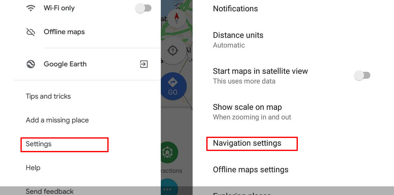 How to activate the speedometer in Google Maps? Humawaz