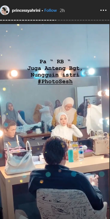 Instagram story Syahrini