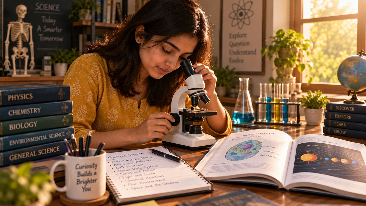 General Science notes covering human body diseases physics chemistry biology and ISRO for competitive exams