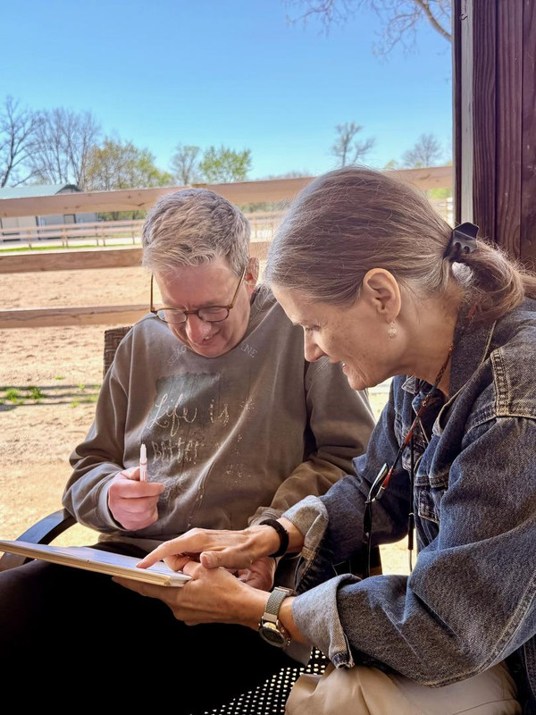 Equestrian Connection horse and participant photo