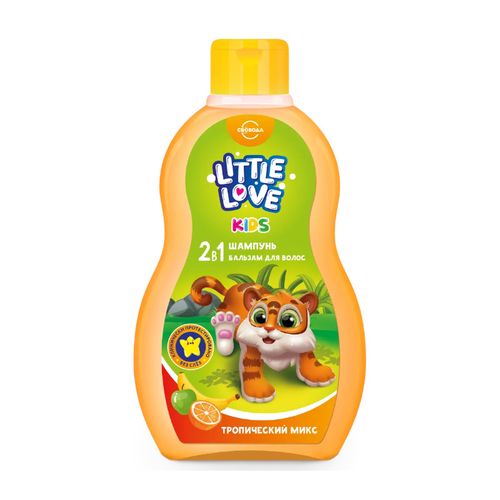Шампунь 2 в 1 Little Love, Тропический микс, 420 мл