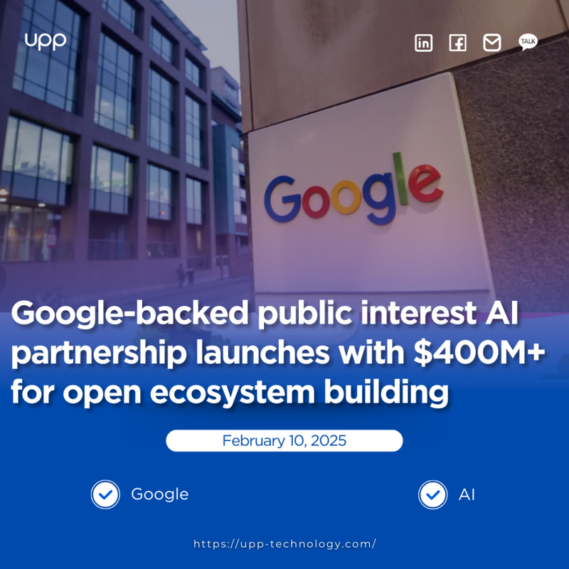 Google-backed public interest AI partnership launches with $400M+ for open ecosystem building