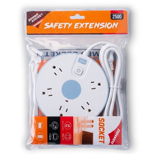 Power Socket Regleta Electrica De 5 Entradas GA-MA12132