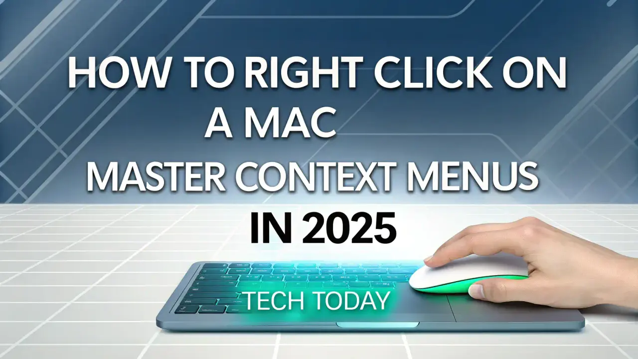 How to Right Click on a Mac: Master Context Menus in 2025